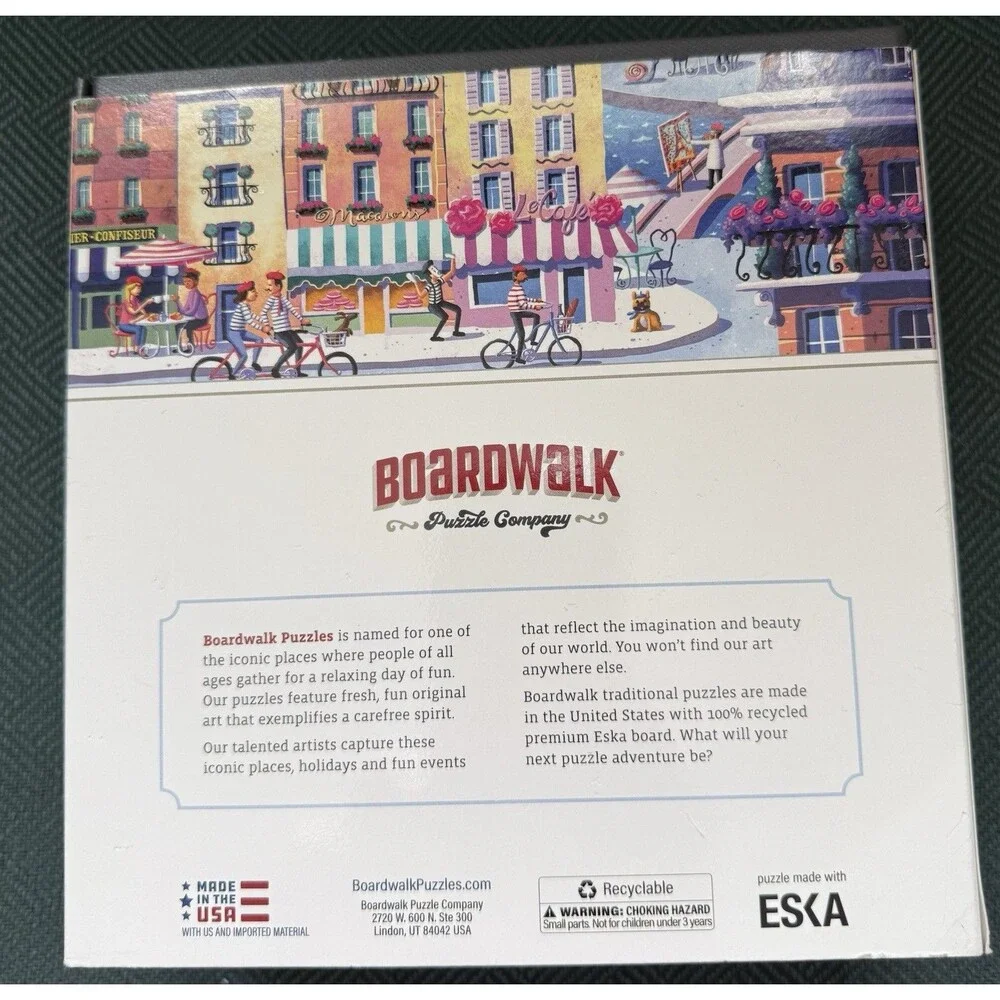 Boardwalk Puzzles Paris 1000 Piece Jigsaw Puzzle Preowned